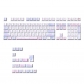 Afternoon Tea 104+24 PBT Dye-subbed Keycaps Set Cherry Profile for MX Switches Mechanical Gaming Keyboard